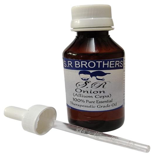 

S.R Brothers Onion (Allium Cepa) Pure & Natural Therapeutic Grade Essential Oil Plastic with Dropper 10 ml