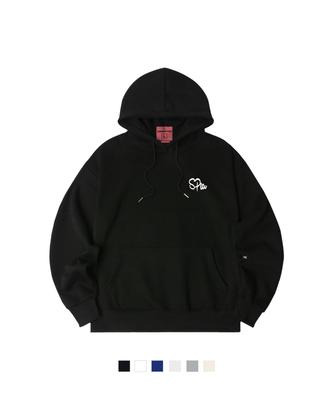 Bluza z kapturem polarowa oversize z logo Spltv (Goh4-4Sp083)