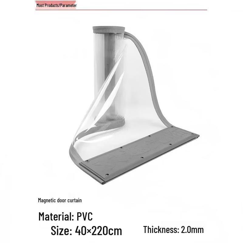 IRIR Magnetic PVC Strip Door Curtain
