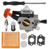 1 Set Premium Carburetor Kit For FS131R HT133 HT131 KM131R FS311 - Guaranteed Lawn Mower Parts And Accessories