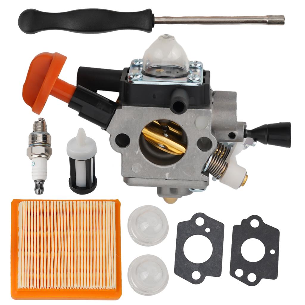 1 Set Premium Carburetor Kit For FS131R HT133 HT131 KM131R FS311 - Guaranteed Lawn Mower Parts And Accessories
