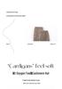 Women's 100% Pure Cashmere Half-Finger Knit Gloves - Warm & Simple Solid Color Design