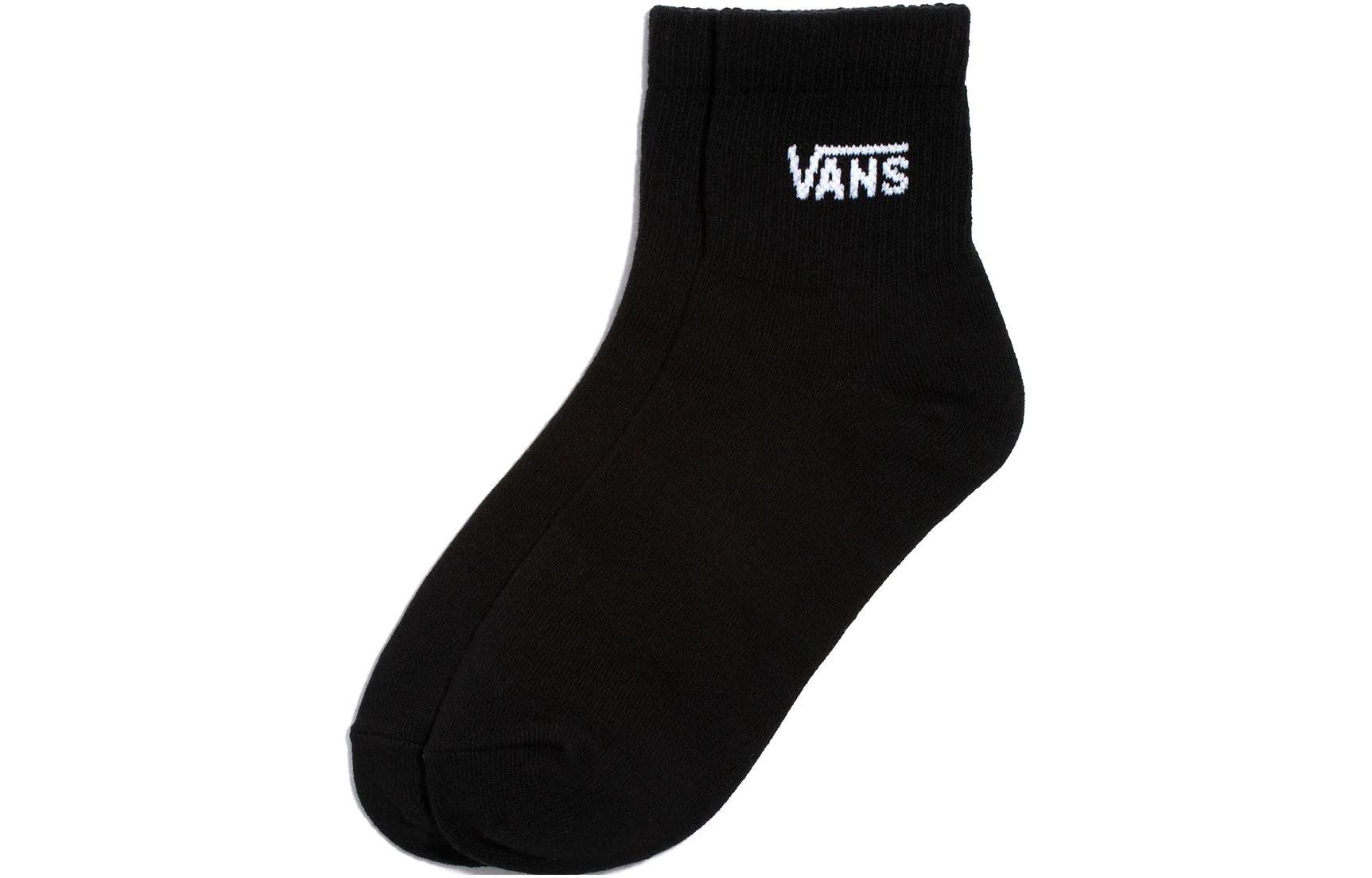 Vans Crew Socks Women s 1 Pack Black VN0A4PPG-BLK 6.5-10
