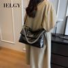 Ielgy Chain Underarm Bag Fashionable High-End Feel Large-Capacity Tote Bag Work Commuter All-