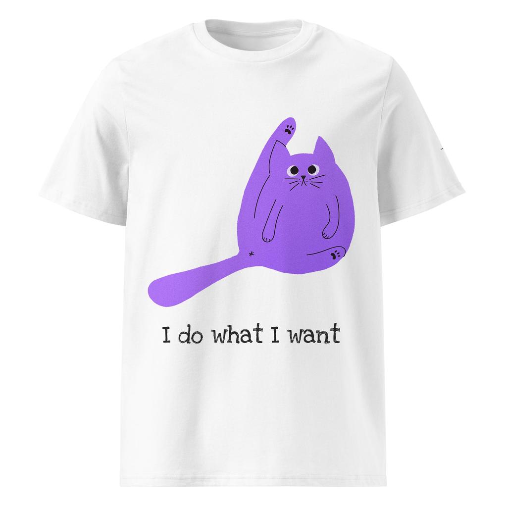 I Do What I Want Funny Cat Unisex T-shirt