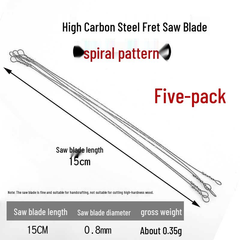 Flower Hand Fret Saw with Wire Jigsaw Blade for Woodworking