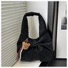 A Design With A Niche Bow Unique Fashionable And Stylish Largecapacity Singleshoulder Underarm Tote Bag