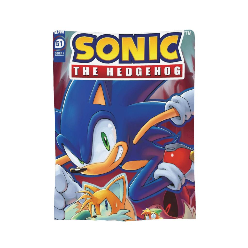 Shadow The Hedgehog Blankets Fleece Print   Multifunction Lightweight Throw Blanket for Sofa Outdoor Bedspreads