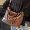 Large bag women's large-capacity handbag bag women's 2025 new retro tote bag Korean version crossbody commuter bag