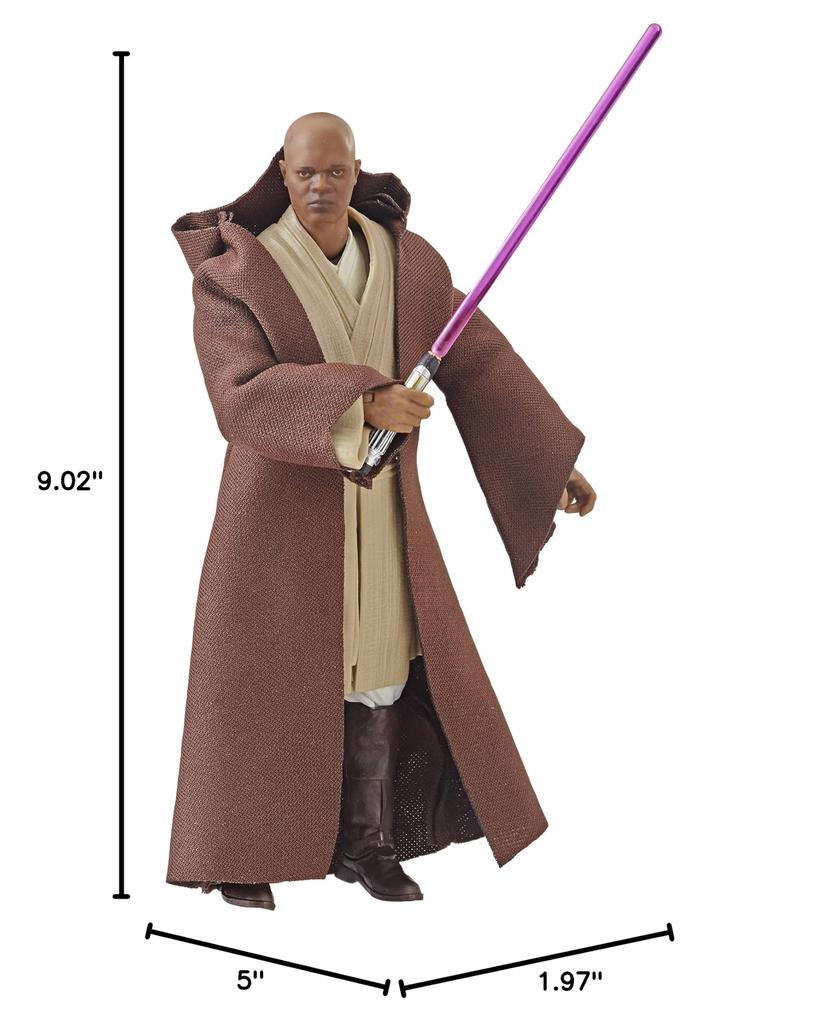 (Hasbro) Star Wars Black Series 6-inch Figure: Mace Windu
