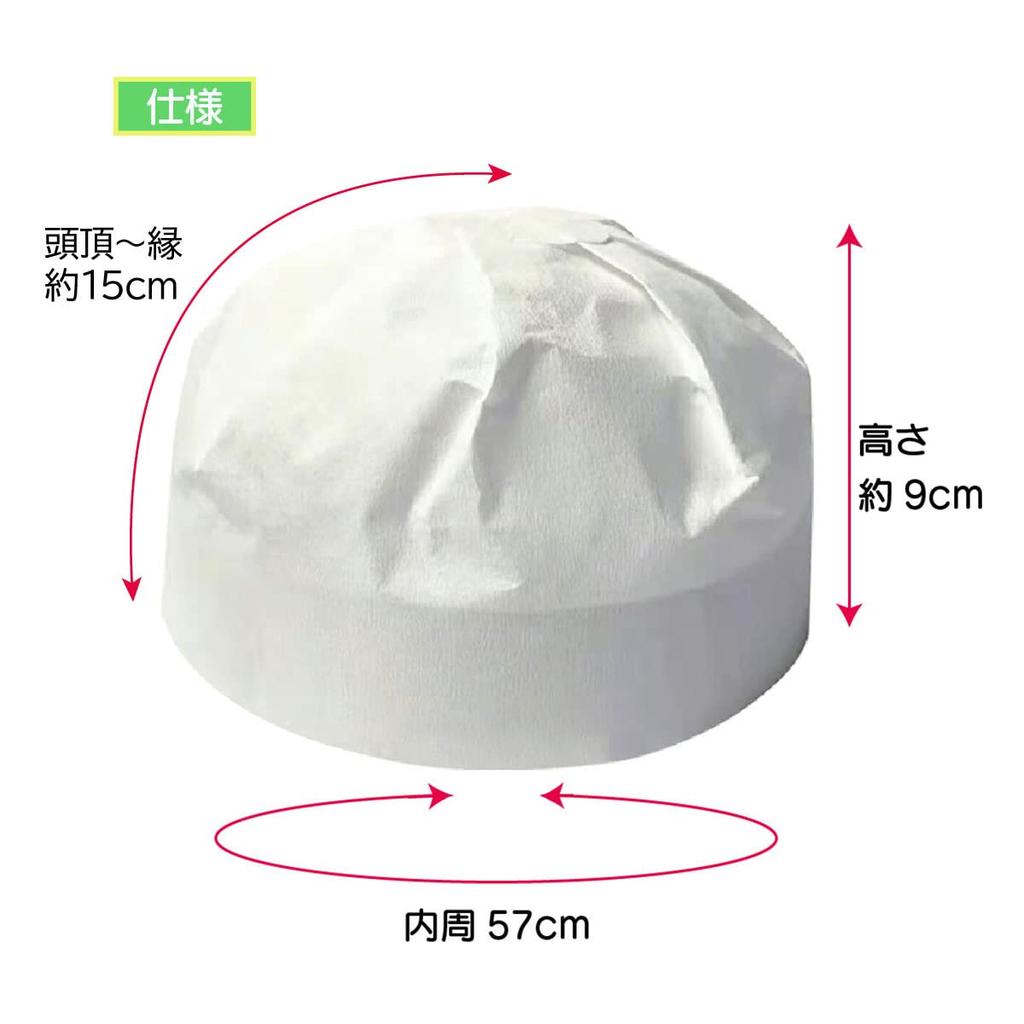 simPLEISURE Disposable Helmet Paper Inner Perfect for Guests of Ea100095a05n0 Hats, White, 19cm, Caps, Paper, Clean, (Pack 50)