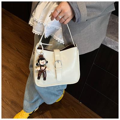 Simple and Fashionable Portable Small Square Bag, New Trend Texture Versatile Solid Color Versatile Mother and Child Bag Women's Bag