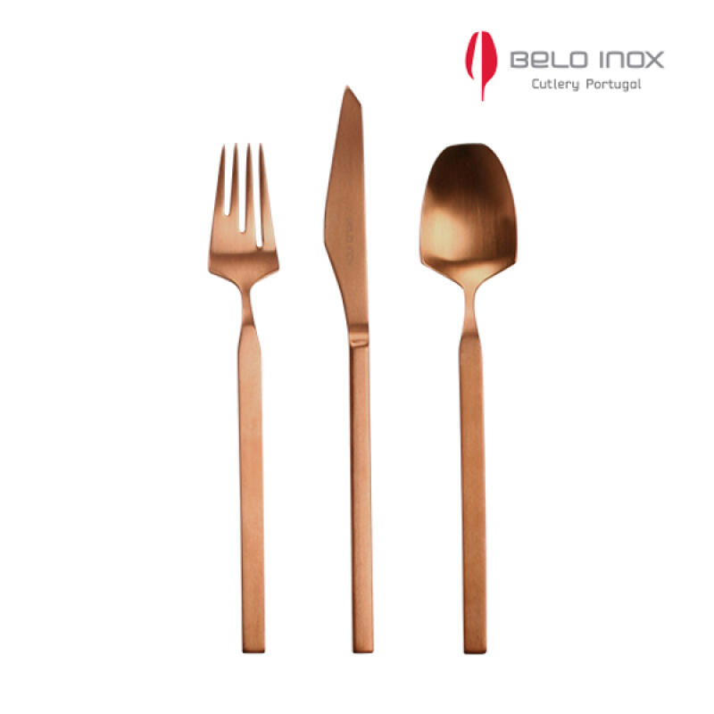 [belo inox] Набор столовых приборов Bertis из титана, 3 предмета