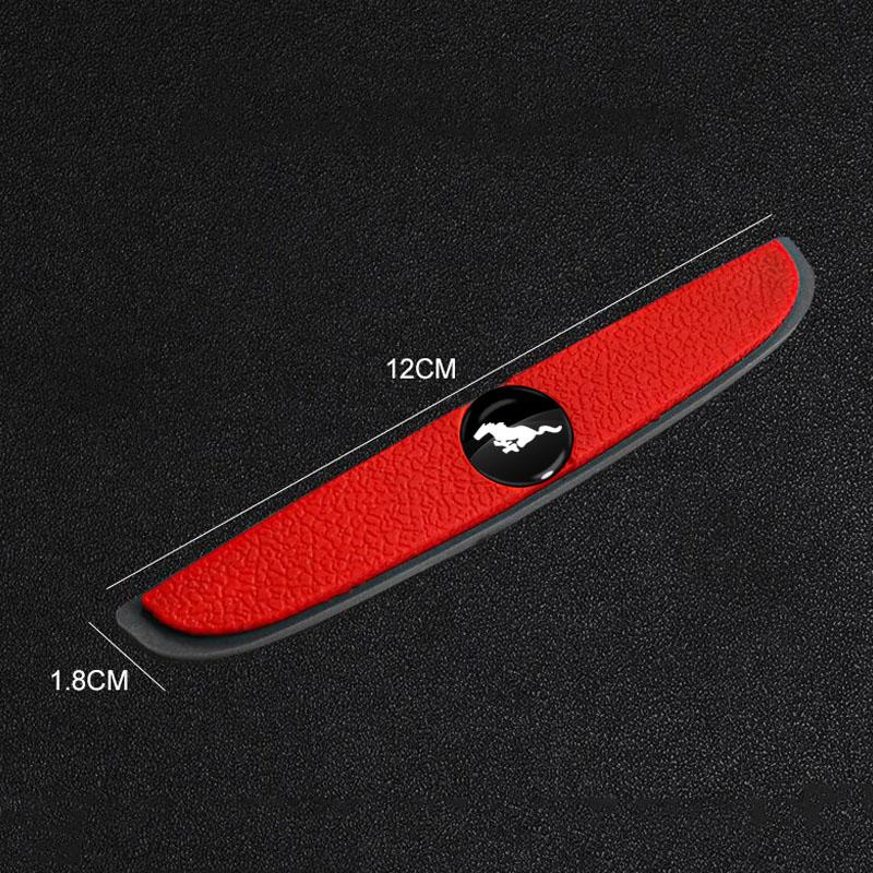 4pcs Car Door Edge Protector Stickers Anti Collision Guards Strip For Ford Mustang ST Line Mondeo Focus Fiesta Escape Kuga Ecosport Ranger Stickers