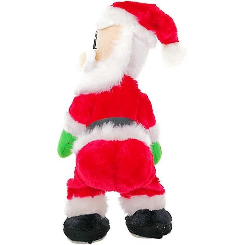Santa Electric Toys, Christmas music dolls dance and sing Christmas fun presents with fluffy rocking hips
