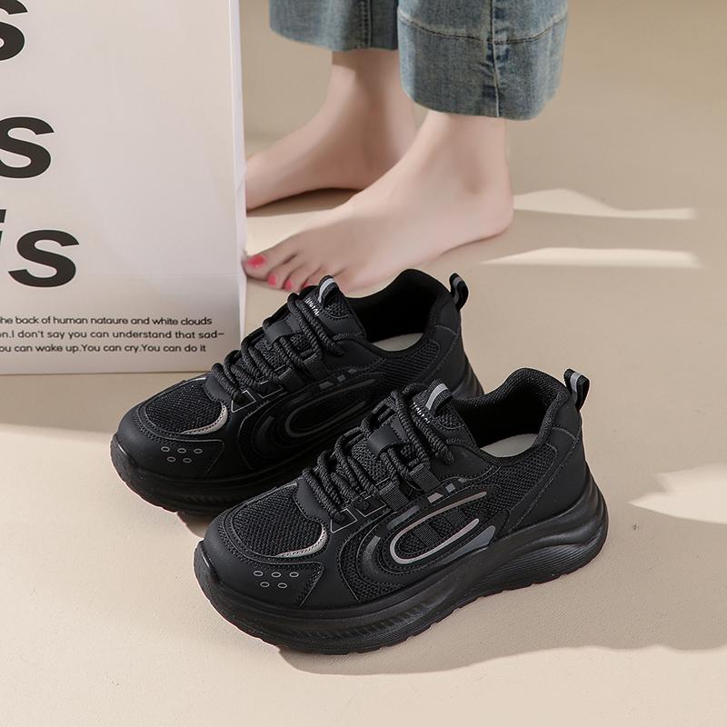 CRLAYDK Women's Platform Sneakers Casual Tennis Comfort Chunky Shoes Walking Footwear Ladies Flat Sports Trainers