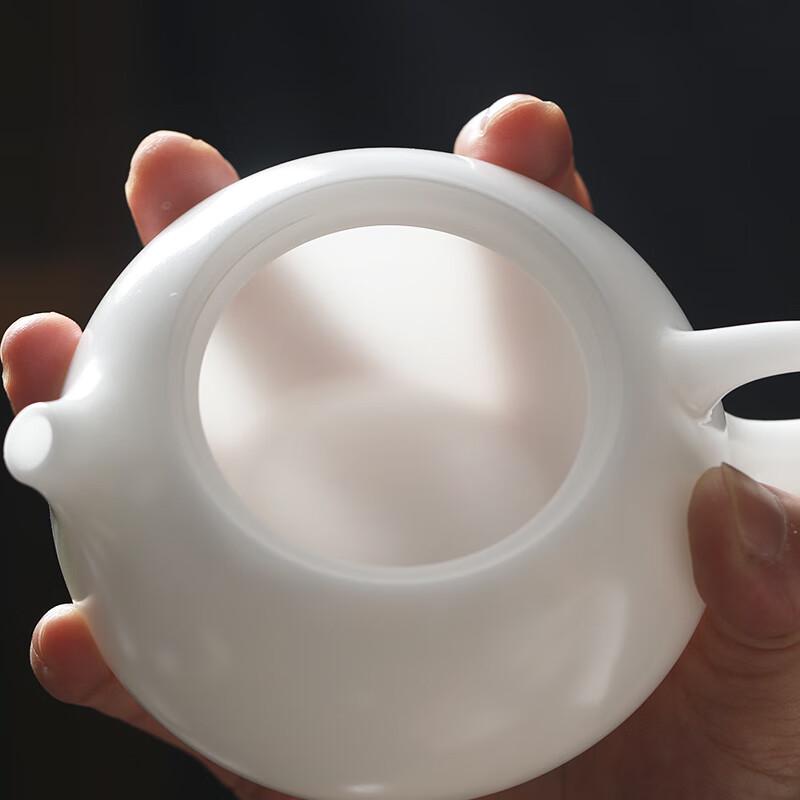MULTIPOTENT Handcrafted White Porcelain Xishi Teapot
