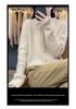 Women's Slim Cable Knit Cardigan with Cashmere Collar - Versatile Autumn/Winter Style