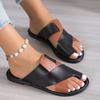 Autumn Color-Block New Style Summer Fashion Breathable Flat Toe Slippers