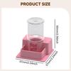 Reptile Feeder Automatic Water Dispenser with Bottle Versatile Terrarium Decor Turtle Water Dish for Frog Gecko Reptiles Snake