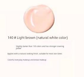Brightening Concealer Waterproof Foundation Brightening 130 Concealer for Dark Circles and Redness 140