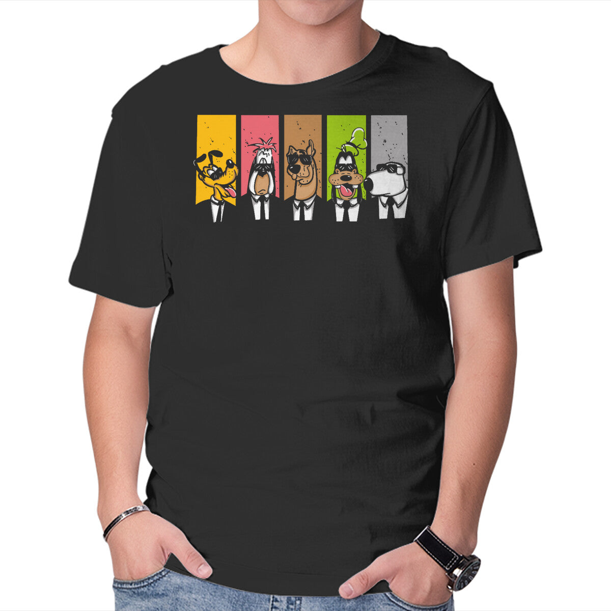 Unisex Crew Neck T-Shirt Reservoir Dogs Graphic Short Sleeve Casual Tee XXL