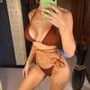 2 Colors Wrinkled Halter Strappy Wrap Around Bikini Set Female Swimsuit Women Swimwear Two-pieces Bather Bathing Suit