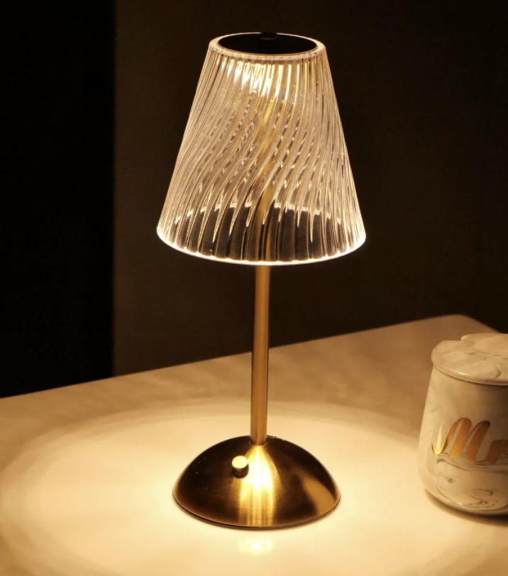 Modern Luxury Eco-Friendly Rechargeable Ambient LED Table Lamp