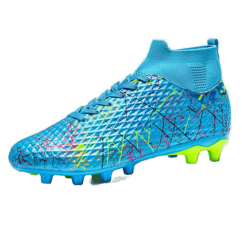 High-Top Football Shoes Broken Nails Long Nails Professional Grass Football Training Shoes Men'S Football Uppers
