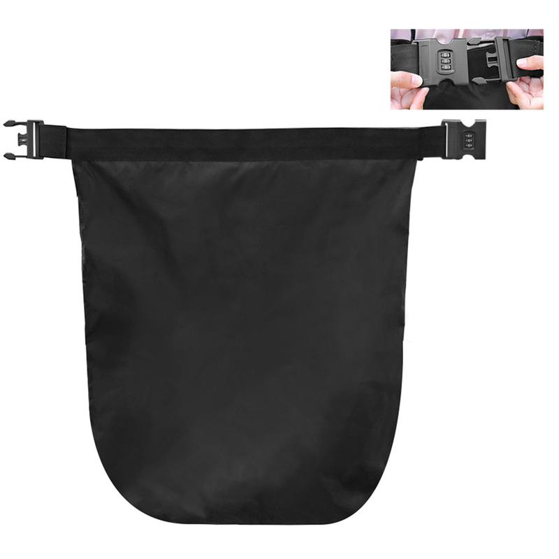 Passwortverschluss Motorradhelm Tasche Wasserdicht Oxford-Stoff Großer Stauraum Entwickelt für Helm Schutz Outdoor Fahren