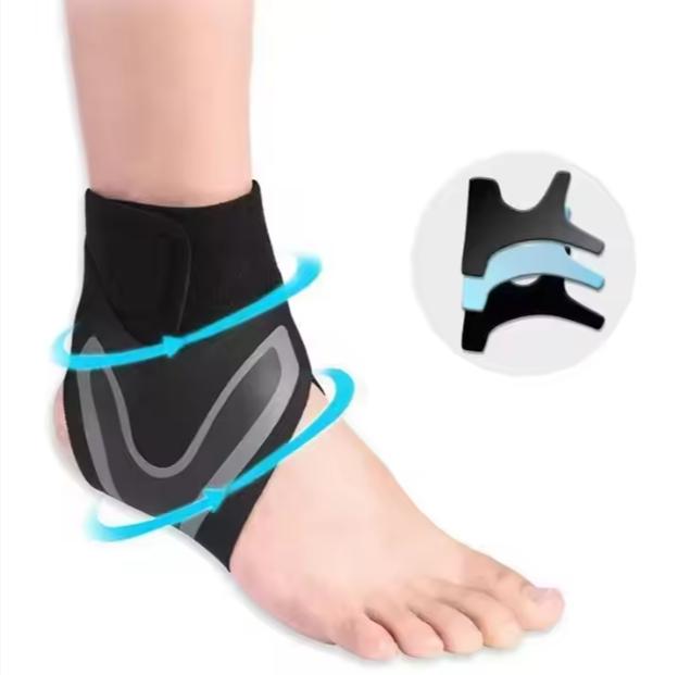 Unisex Breathable Neoprene Compression Ankle Brace Sports Foot Sleeve for Protective Support Men and Women one size soft