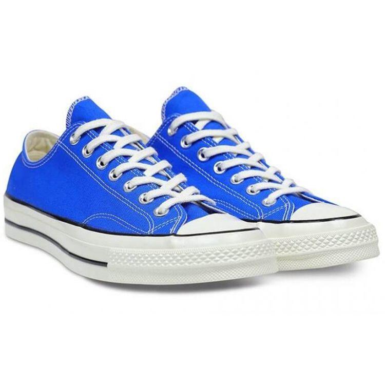 Converse Chuck Taylor All Star 70 Fashion Comfortable Versatile Low Top Canvas Shoes Unisex sneaker Blue 162061C