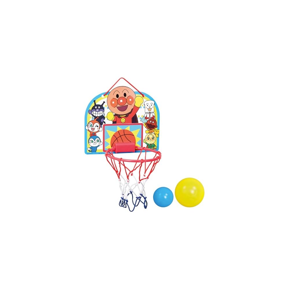 Bandai Anpanman First Sports Basketball Goal with Target Shooting Feature for Kids