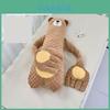 Cartoon Animal Kid Plush Pillow With Patting And Music Functions For Toddler Rest