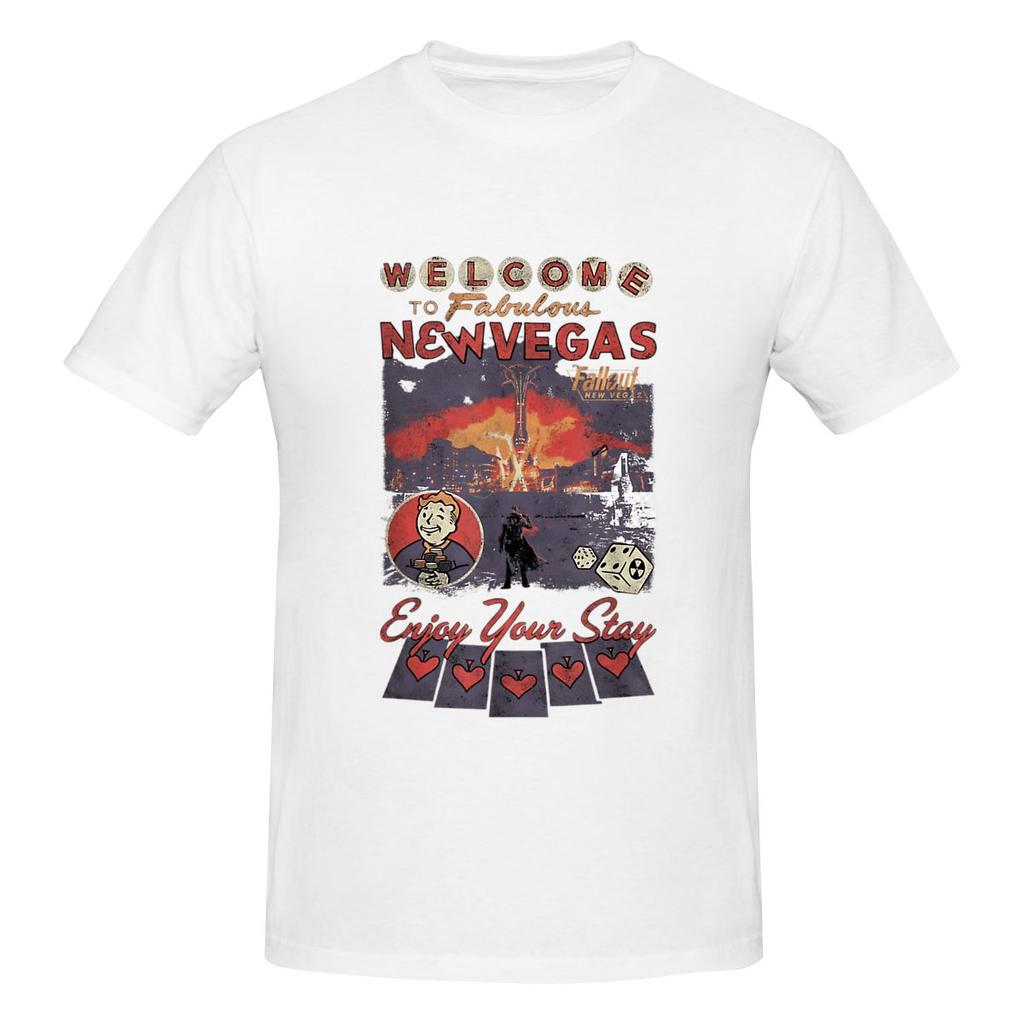 Welcome To Fabulous New Vegas Full Of Cotton Feeling Tshirtniche Design Rich Color Basic Tee