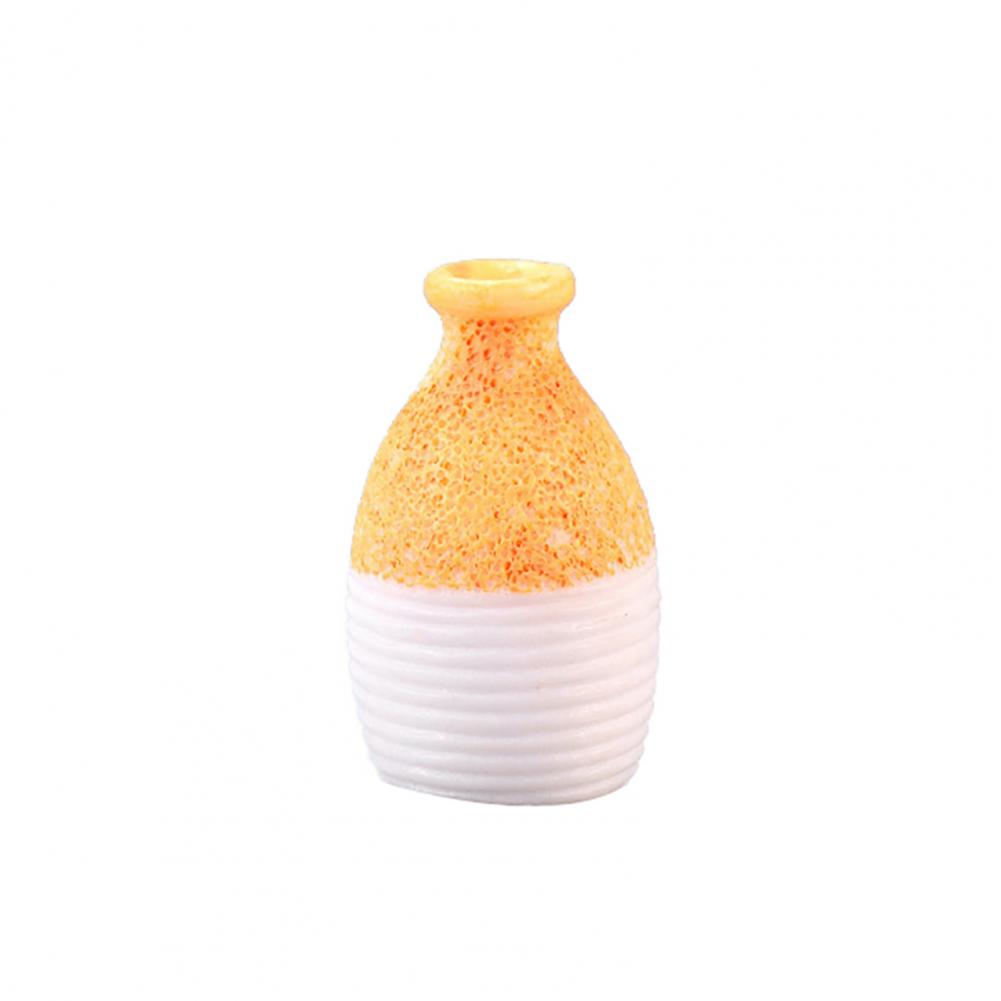 Fashionable Handmade Vase Model Resin Miniature Vase Lightweight Wear-resistant Plant Miniature Vase
