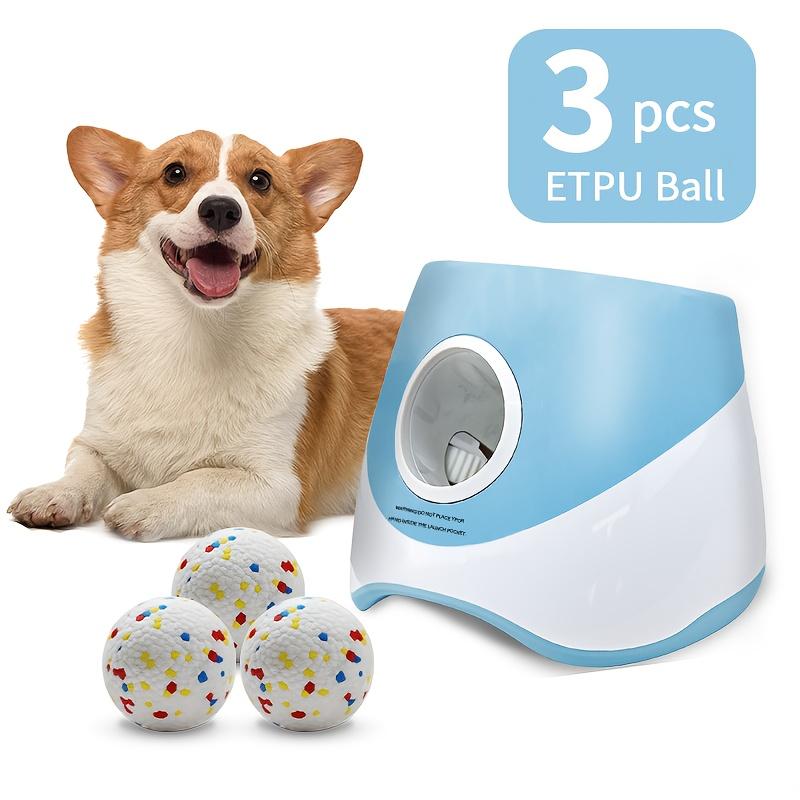 Automatic Pet Dog Ball Launcher Indoor Outdoor Interactive Dog Toy For Fetch Play Time with 3 Distance
