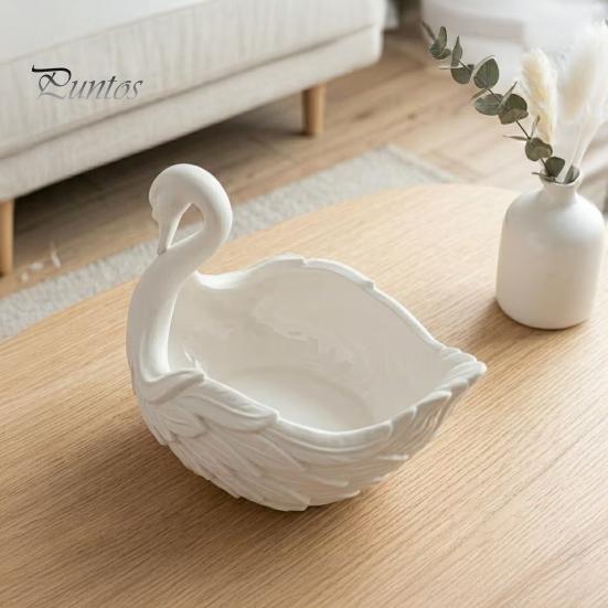 Úložný box figurka labutě 3D tištěný podnos na šperky, Kreativní tvar miska na prsteny, Vstupní stůl Stolní různé podnosy, Dekorativní organizér na drobnosti