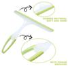 1Pcs Raclette Silicone Vitre,Raclette pour Douche,Raclette Vitre Douche,Raclette Polyvalente ,24 * 21cm,Vert