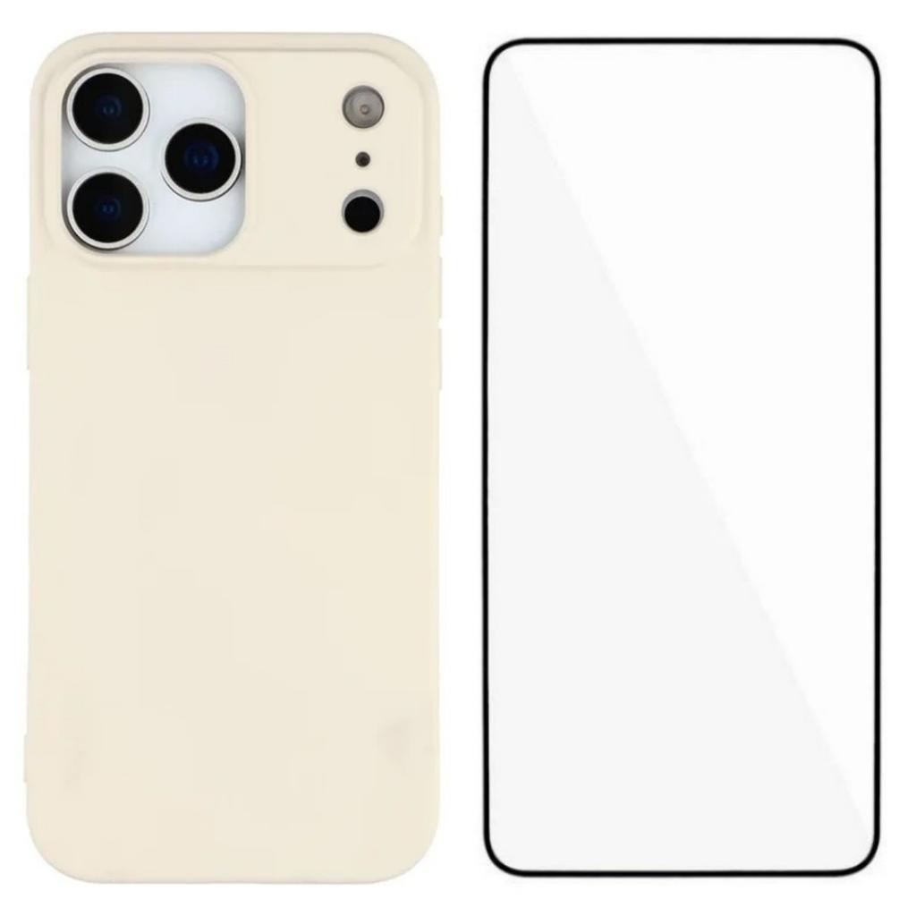 For iPhone 17 Pro Phone Case WANLONFENG RB2 Series TPU Back Cover with Tempered Glass