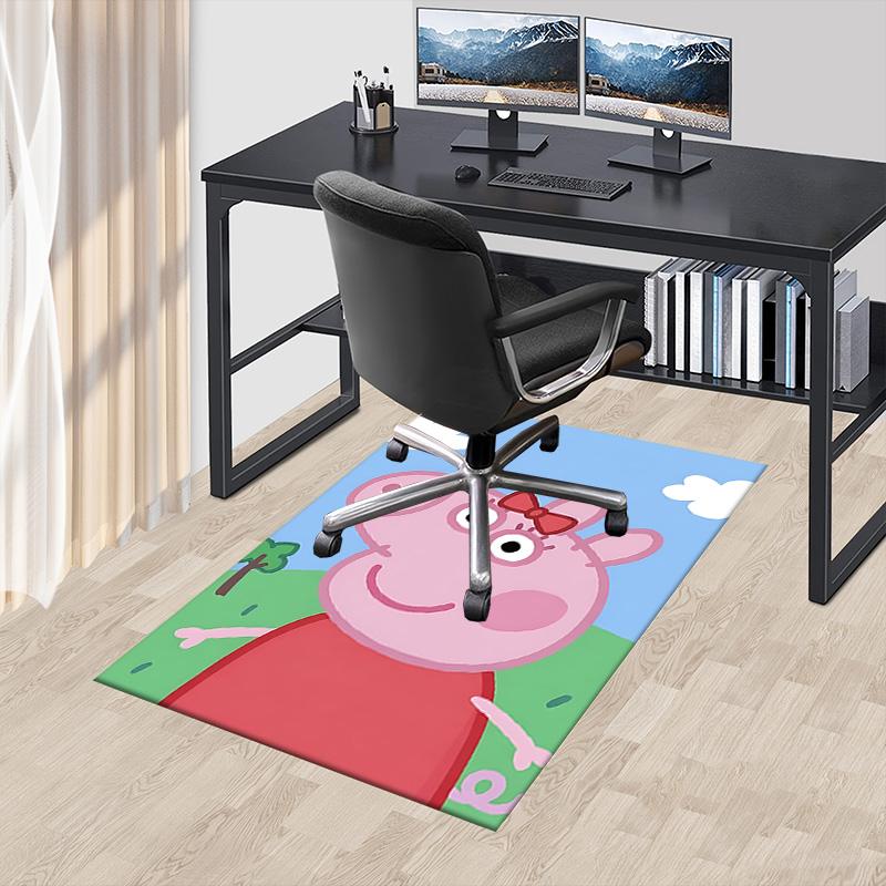 1pc Peppa Pig Adventure Carpet for Playroom Bedroom Living Room Sofa Home Decor,kids Game Area Rug Non-slip Floor Mat Y723129