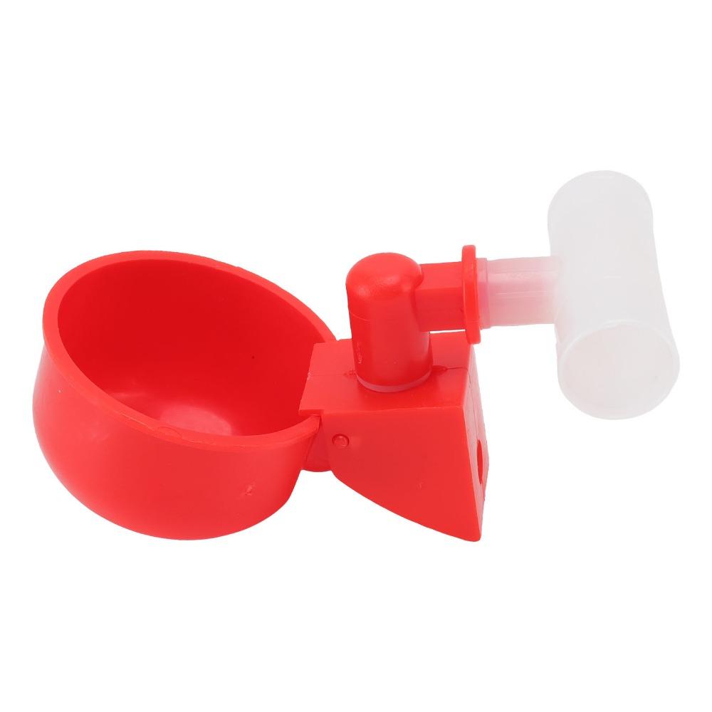 10 Sets Durable Automatic Chicken Water Cups PP Poultry Drinking Bowl For Quails