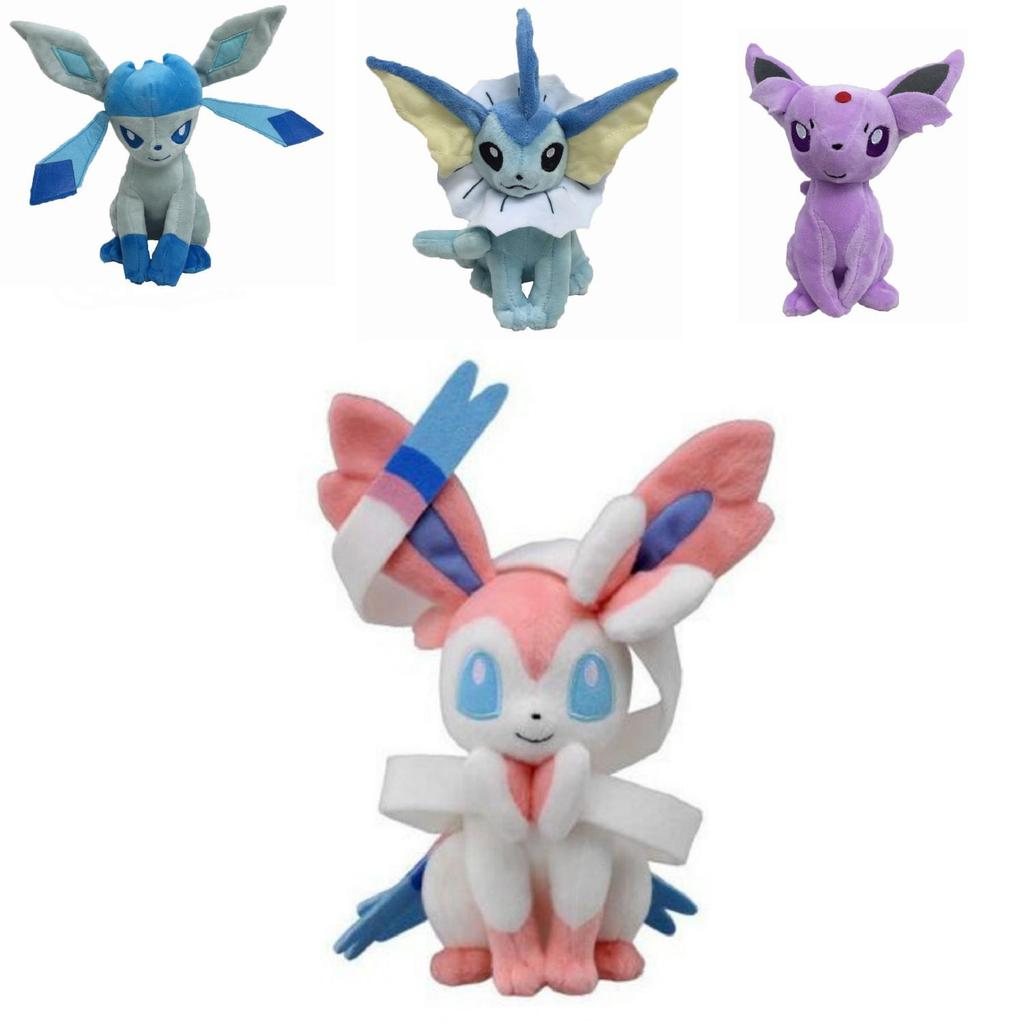 Adorable 8" Pokemon Jolteon Flareon Glaceon Plush Toy Stuffed Doll For Kids And Collectors