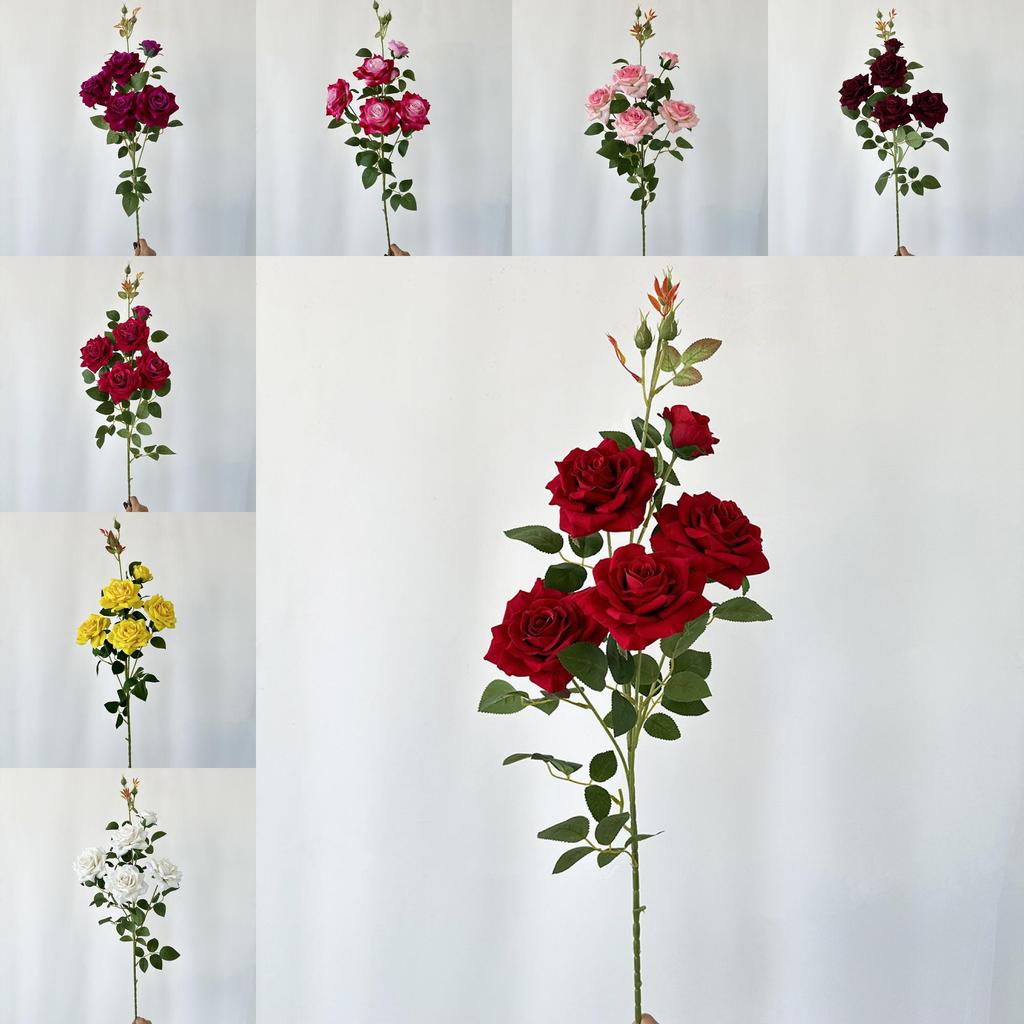 Silk Flower Welcome Rose Hotel Restaurant Decor For Photography And Event Display