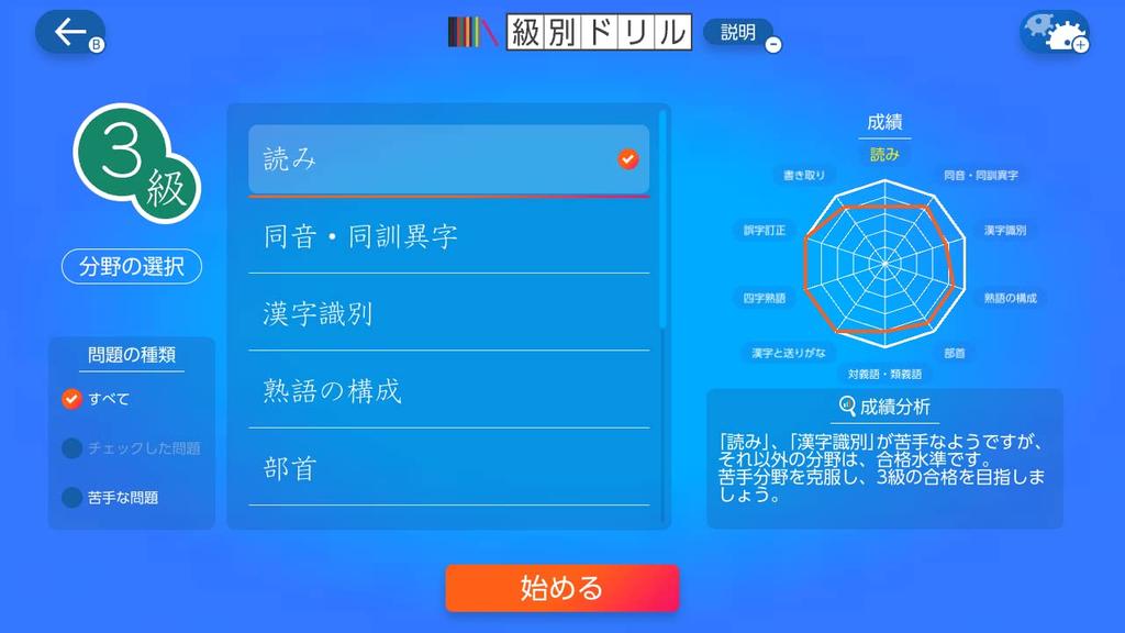 Kanji-eksamen Smart Forberedelse -Switch