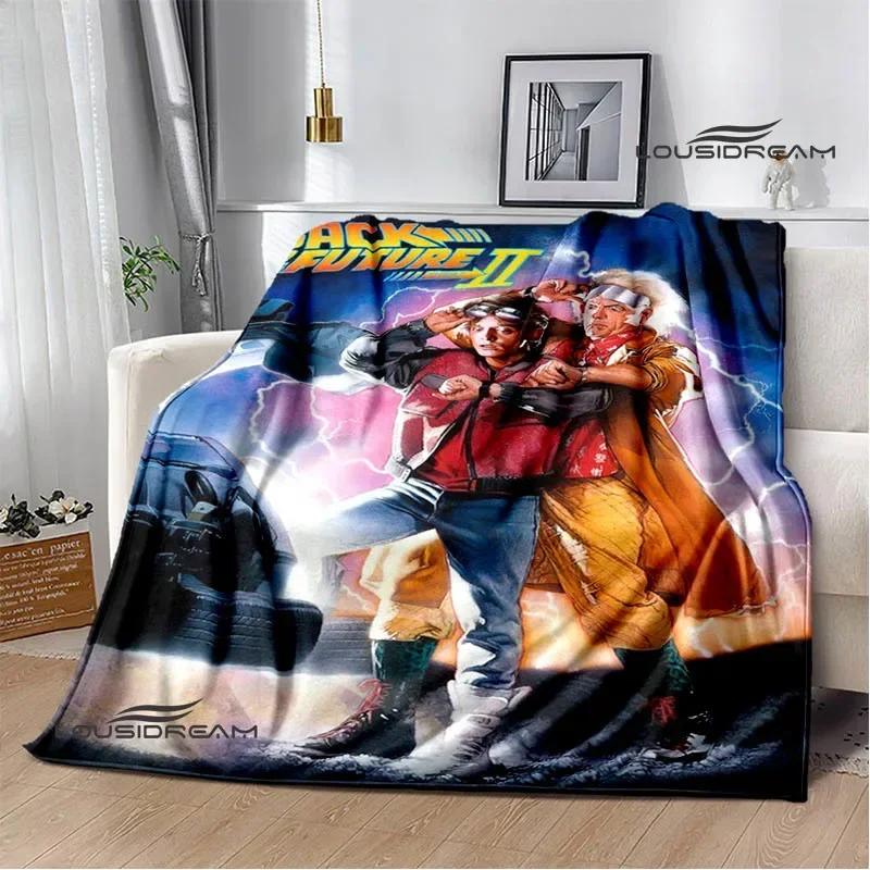 Movie Back To The Future blankets picnic blanket Warm Flannel blankets Soft and comfortable blanket bed linings Birthday Gift