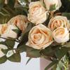 European-Style Artificial Flowers Silk Large Size Artificial Rose Branch Wedding Floral Arrangement DIY Floral Arrangement