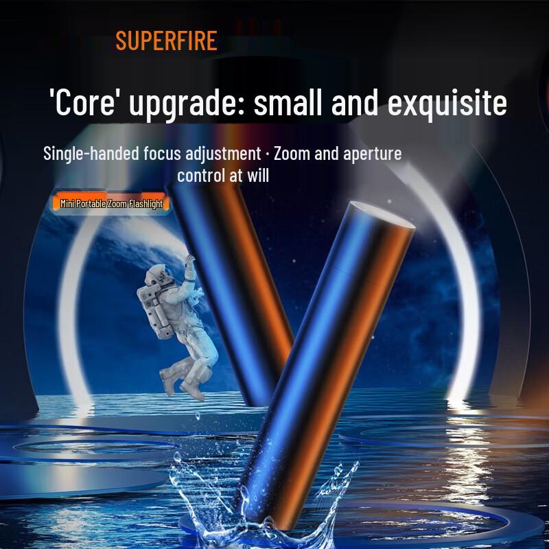 SupFire S11 High-Power USB Rechargeable LED Flashlight
