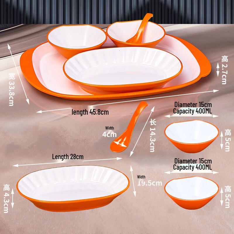 Ru Han Commercial Melamine Tableware Set