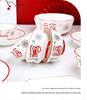 Good Fortune 39-Piece Ceramic Chinese Wedding Bowl & Plate Gift Set